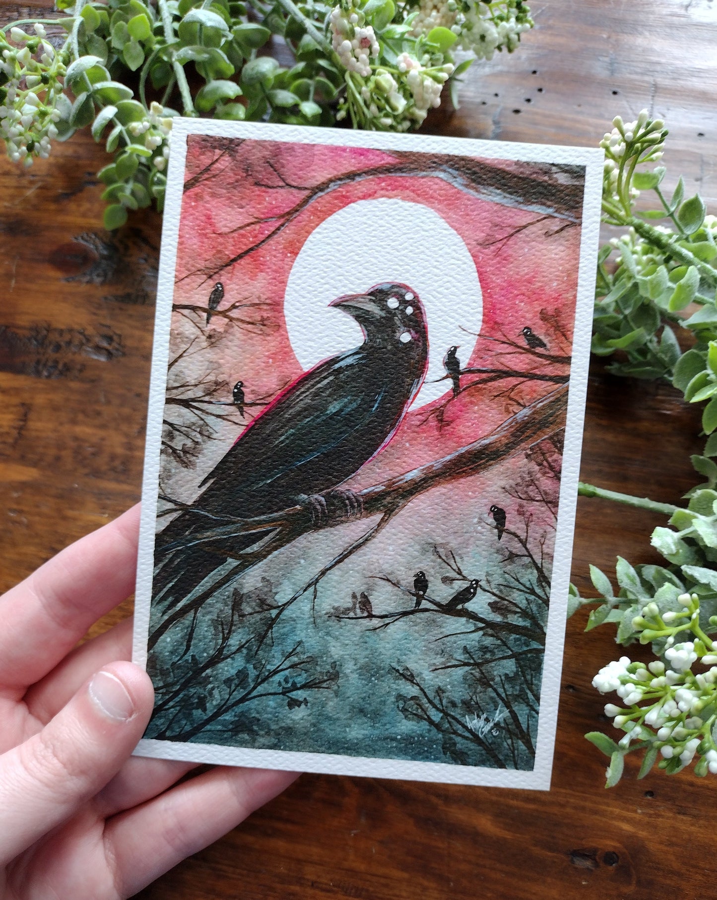 Legend watercolor postcard set