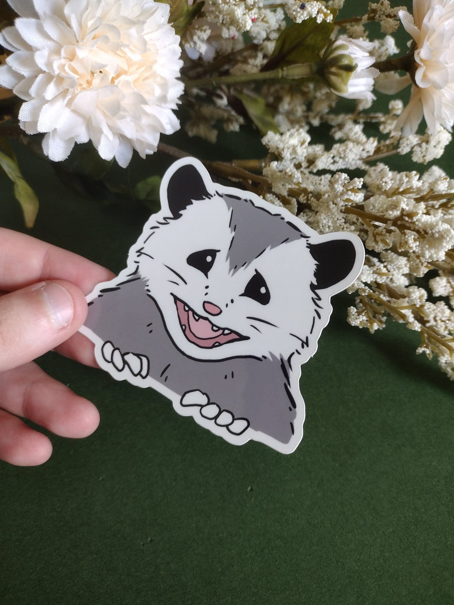 Fizz the Possum sticker pack