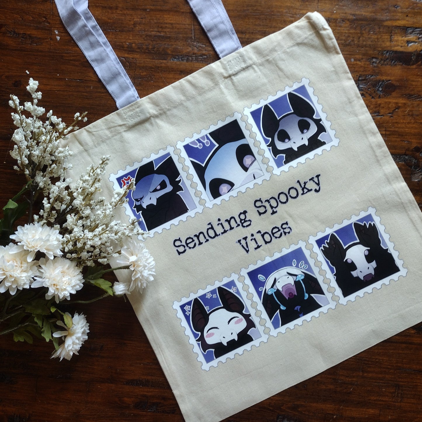 Bitz the Bat Tote bag