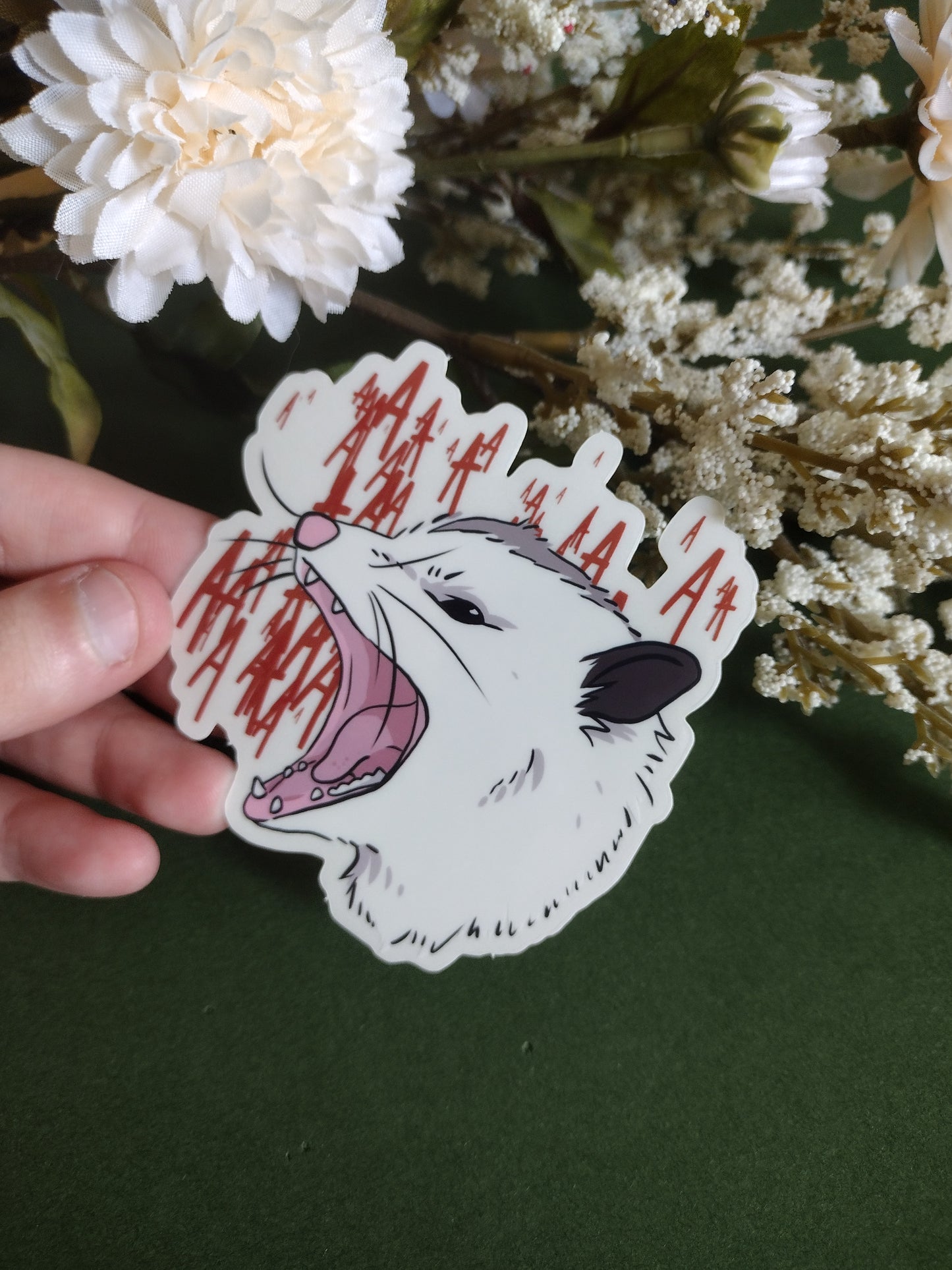 Fizz the Possum sticker pack