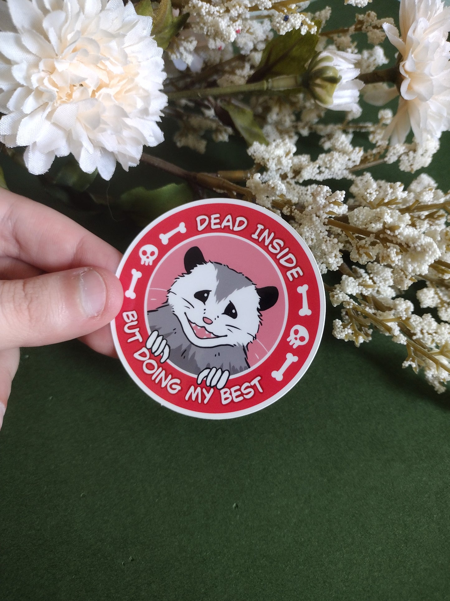 Fizz the Possum sticker pack