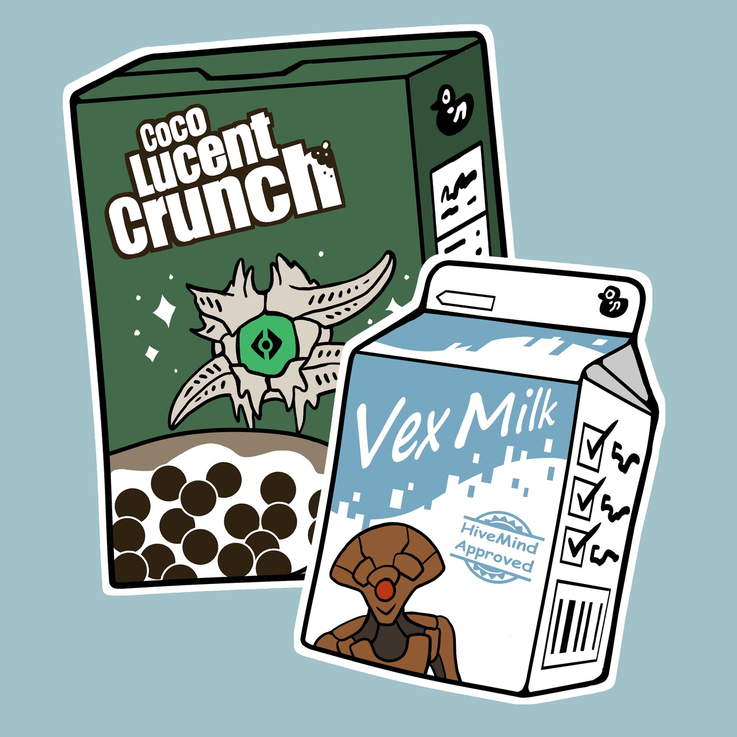 Balanced Breakfast sticker pack