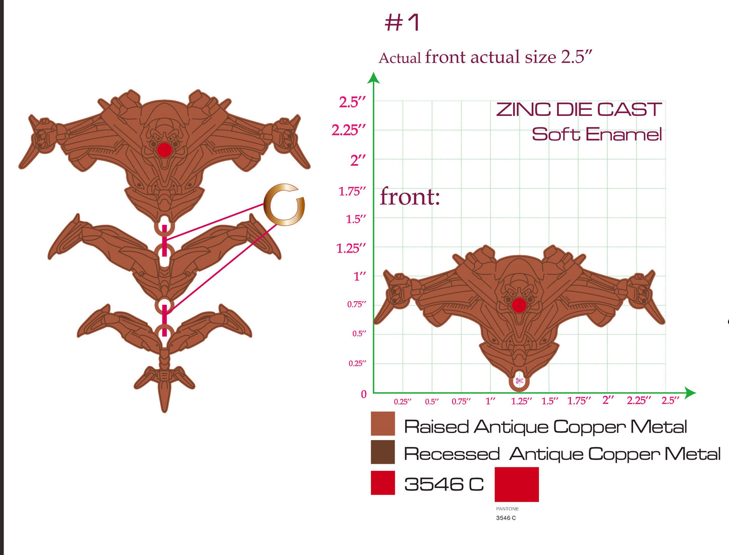 Hydra Dangle pin