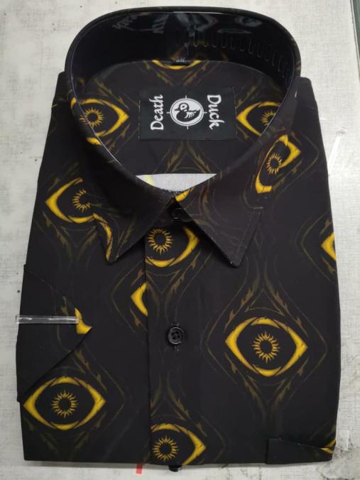 Golden sun button down shirt