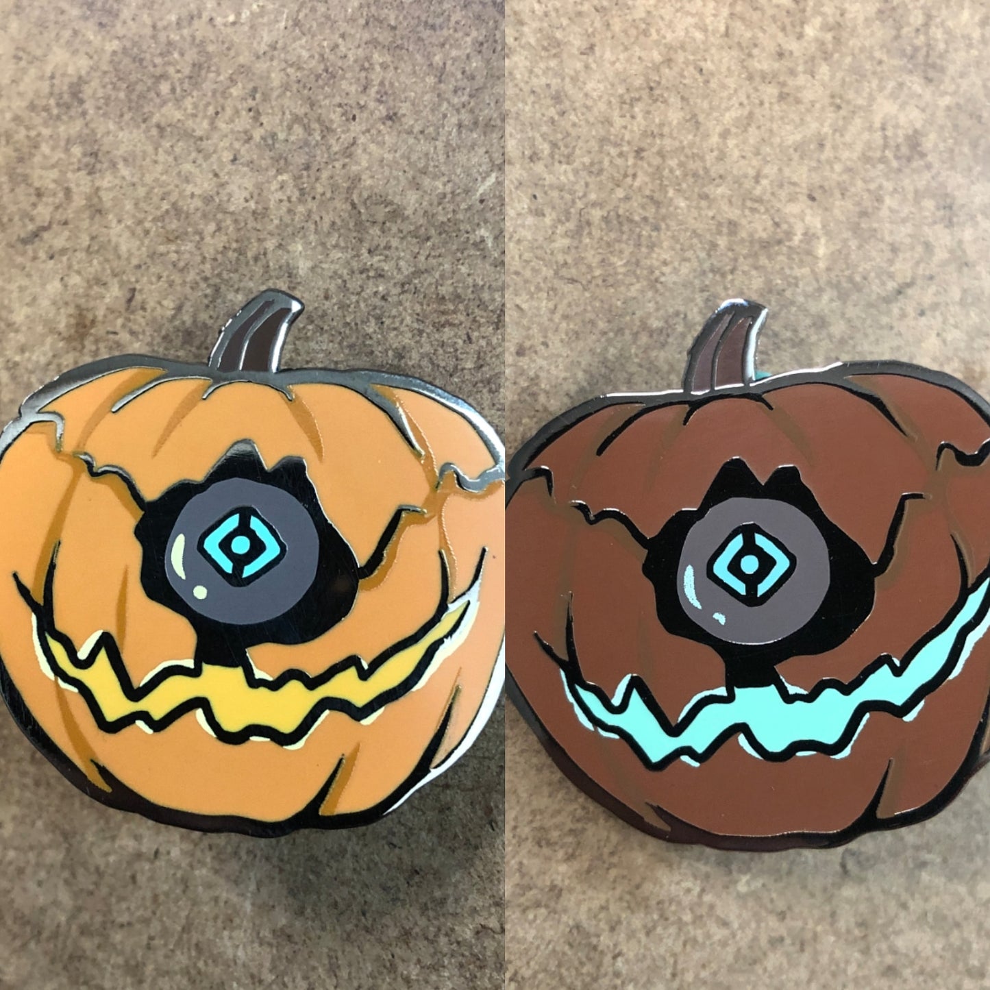 pumpkin ghost pin