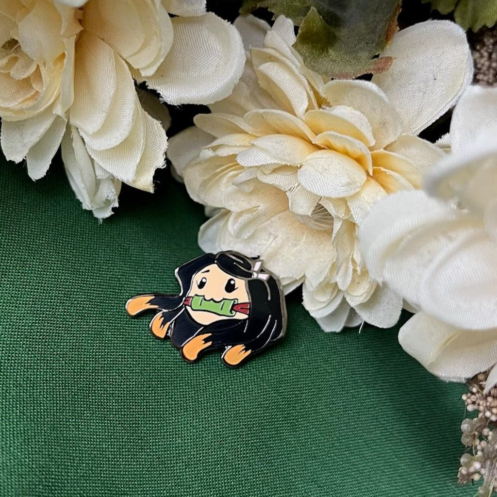 Nezuko, enamel pin