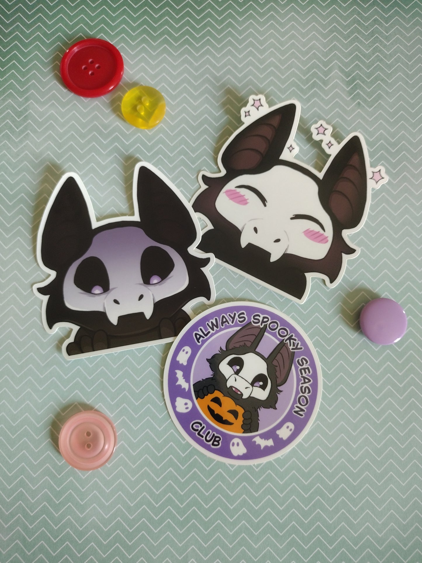 Bitz the Bat sticker pack