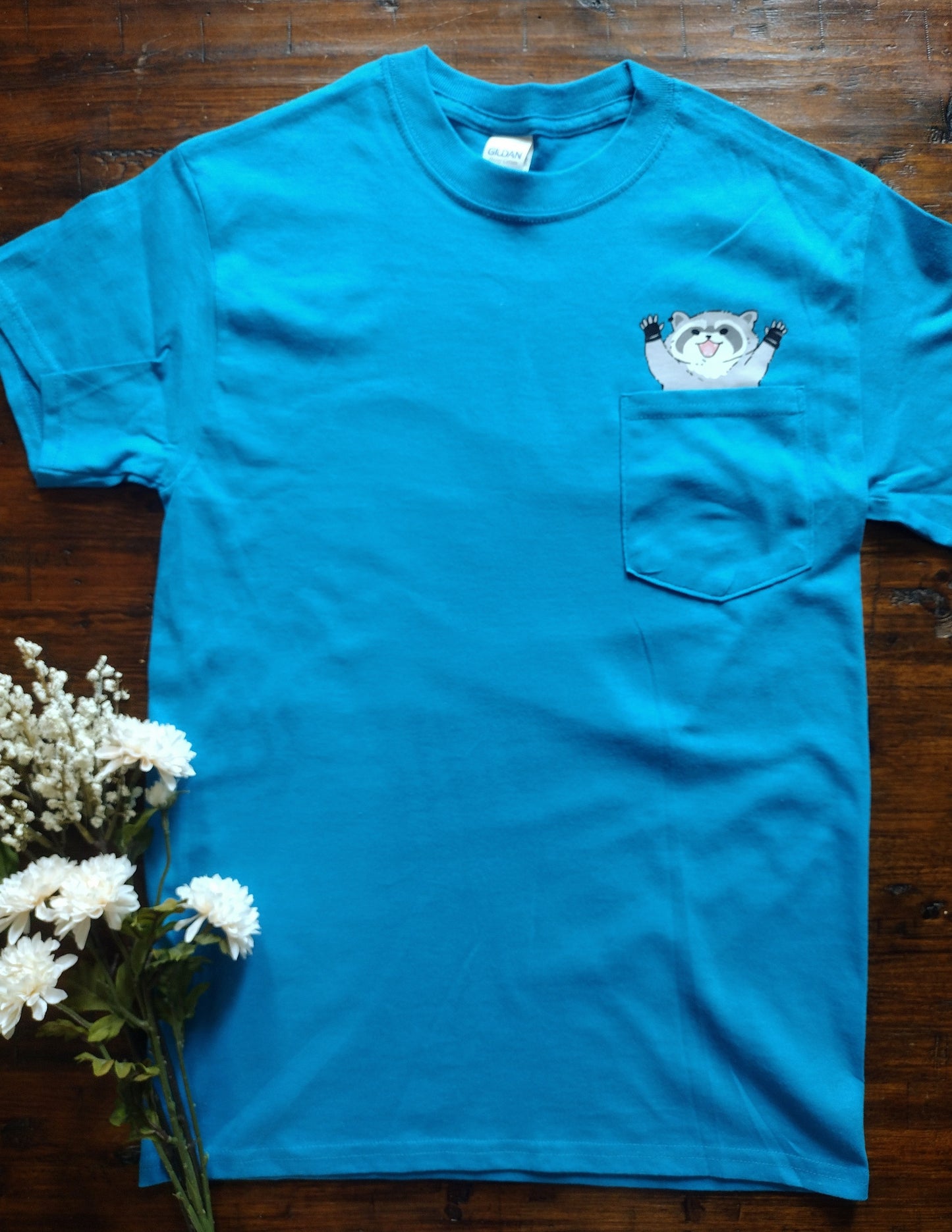 Raccoon pocket T-shirt