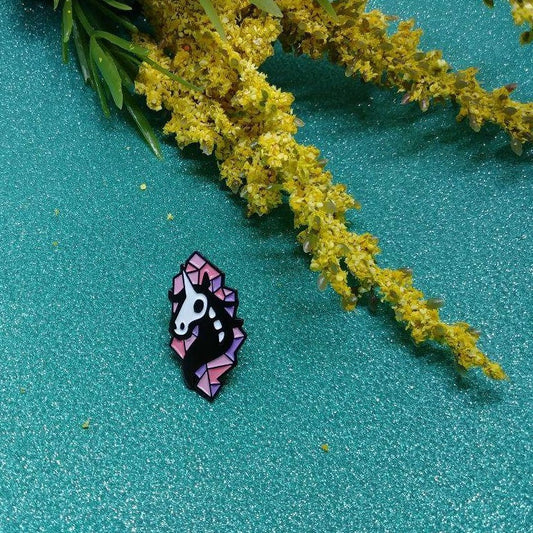 Dead unicorn pin