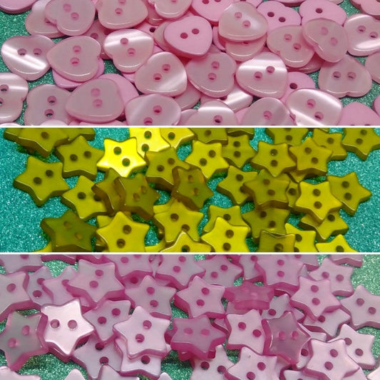 Star/heart buttons
